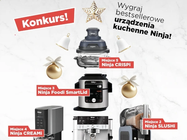 Konkurs świąteczny Ninja 2025 na Instagramie