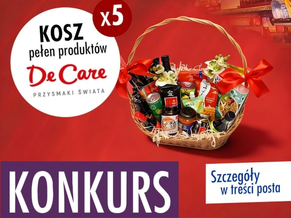 Konkurs na Facebooku Kosz DeCare