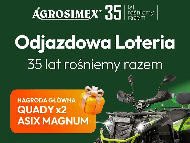 Loteria Agrosimex 35 lat rośniemy razem
