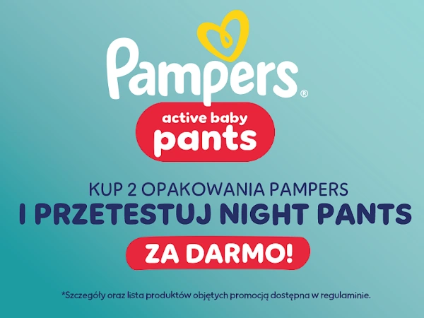 Promocja Cashback Pampers Night Pants
