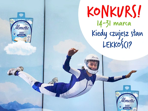 Konkurs Almette na Facebooku Kiedy czujesz Stan Lekkości