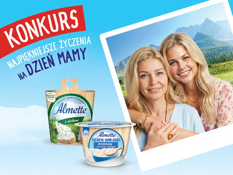 Konkurs Almette Życzenia na Dzień Mamy