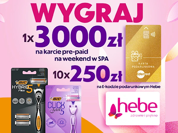 Konkurs BIC x Hebe Lekko, świeżo, pięknie