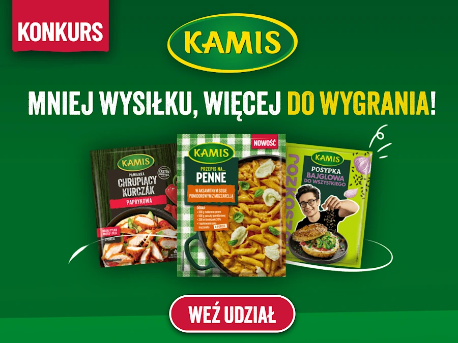 Konkurs Kamis Mniej wysiłku. Więcej do wygrania