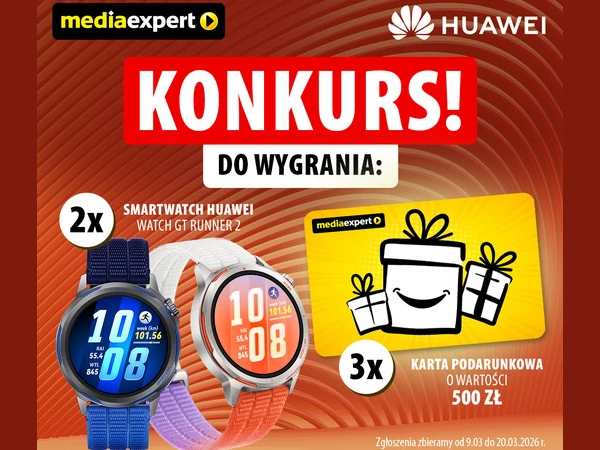 Konkurs Media Expert na Facebooku Wygraj smartwatch