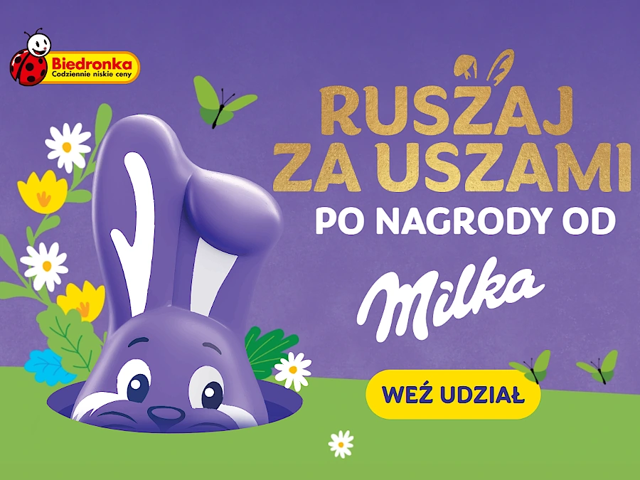 Konkurs Milka x Biedronka Ruszaj za uszami!