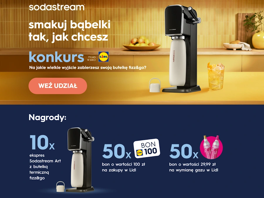 Konkurs Lidl Smakuj bąbelki tak, jak chcesz