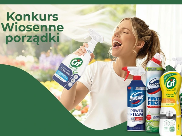 Konkurs Cif x Domestos Wiosenne porządki