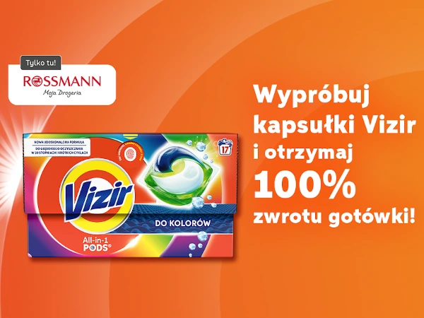 Promocja Vizir 100% Cashback – marzec 2026