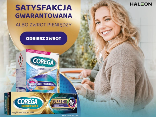 Promocja cashback Satysfakcja z Corega