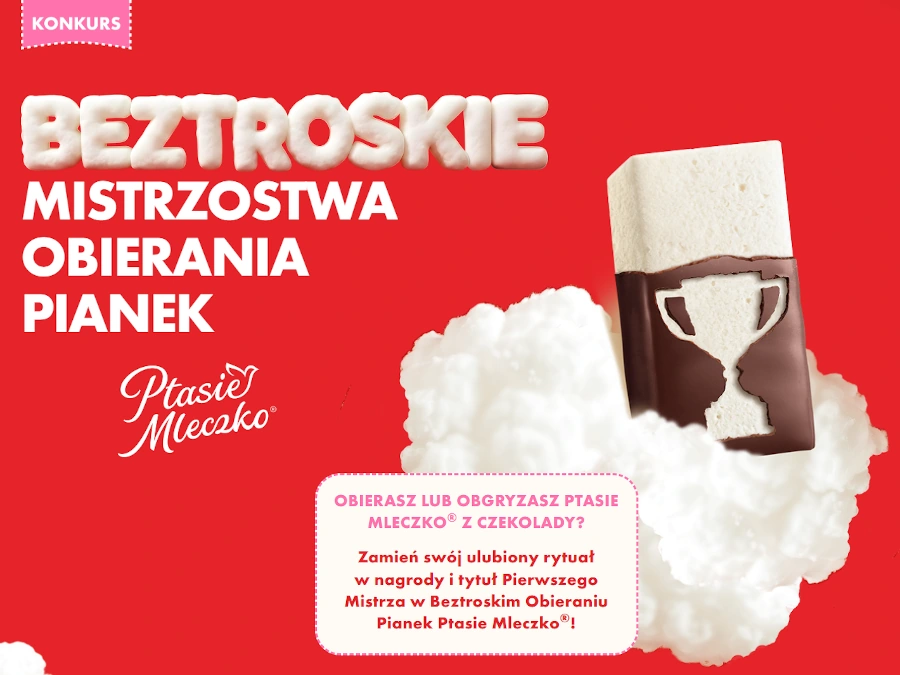 Konkurs Beztroskie Mistrzostwa Obierania Pianek