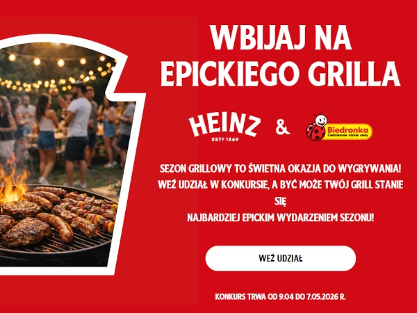 Konkurs Heinz x Biedronka Wbijaj na Epickiego Grilla