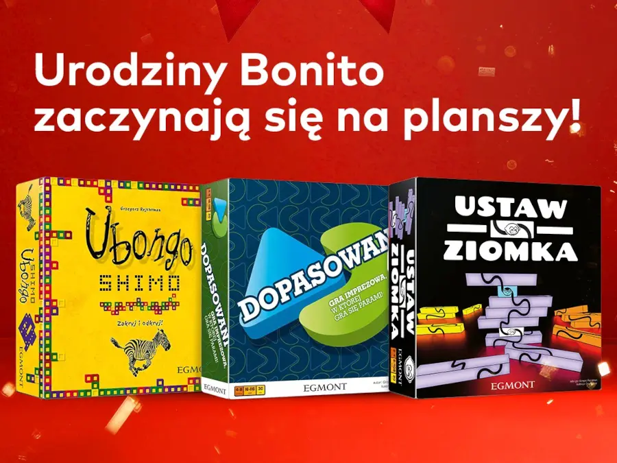 Konkurs Bonito na Facebooku Egmont gry