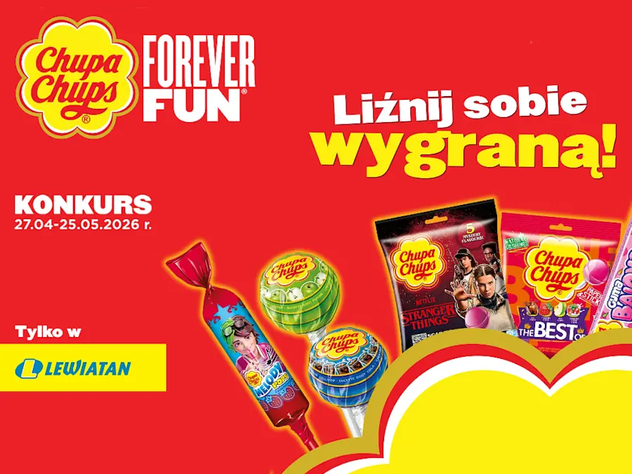 Konkurs Chupa Chups x Lewiatan Liźnij sobie wygraną