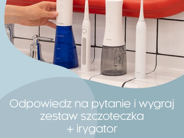 Konkurs Feelo na Instagramie Zestaw szczoteczka + irygator