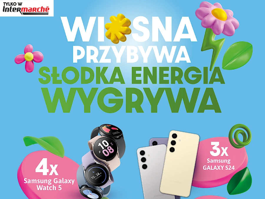 Konkurs Intermarche Wiosna przybywa, słodka energia wygrywa