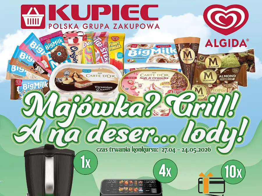 Konkurs Algida x Kupiec Majówka? Grill!