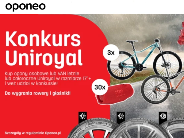 Konkurs Oponeo Uniroyal 2026