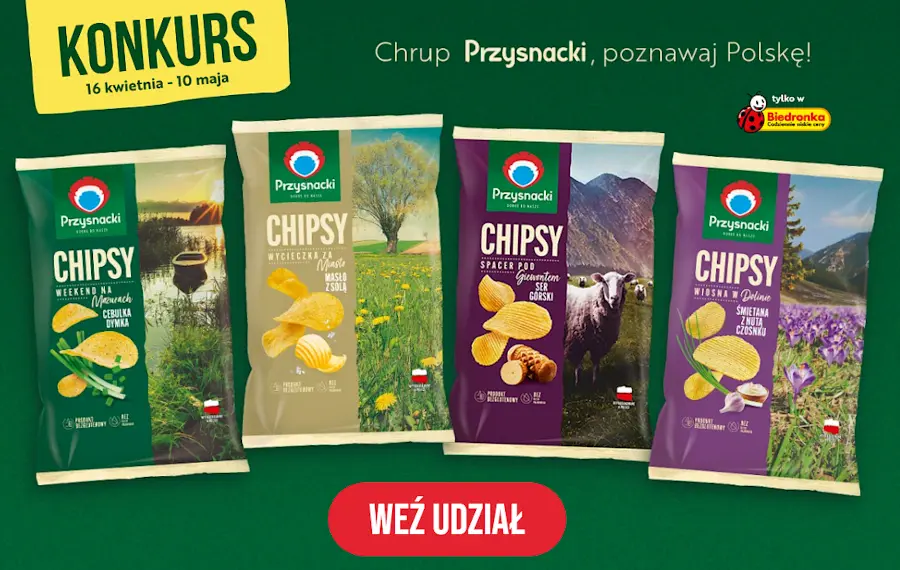 Konkurs Przysnacki w Biedronce Polska inspiruje baner