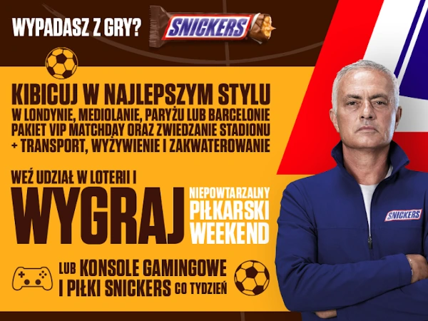 Loteria Snickers Piłkarski weekend 2026