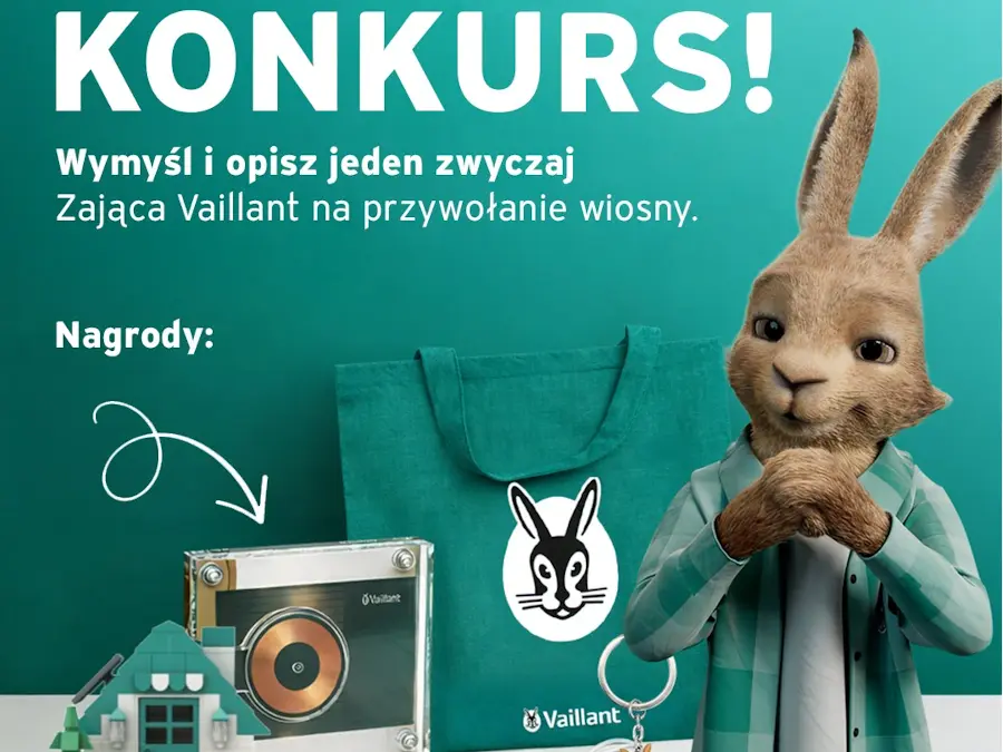 Konkurs na Facebooku Wiosenne zwyczaje Zająca Vaillant