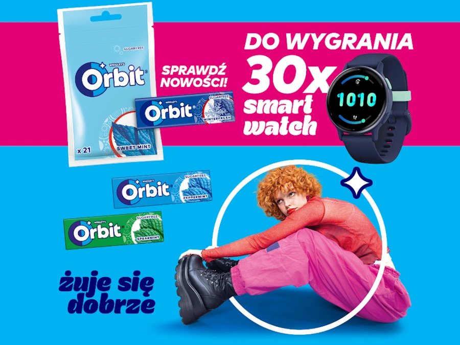 Konkurs Żabka Orbit Sweet Mint w Żabce