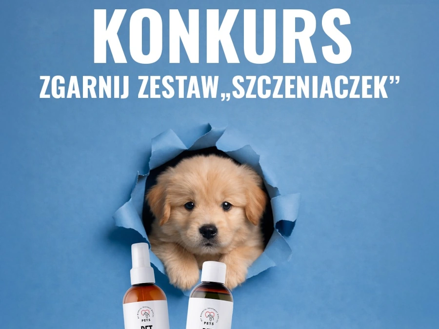 Konkurs na Instagramie Zestaw Szczeniaczek