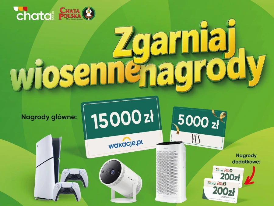 Loteria Chata Polska Zgarniaj wiosenne nagrody