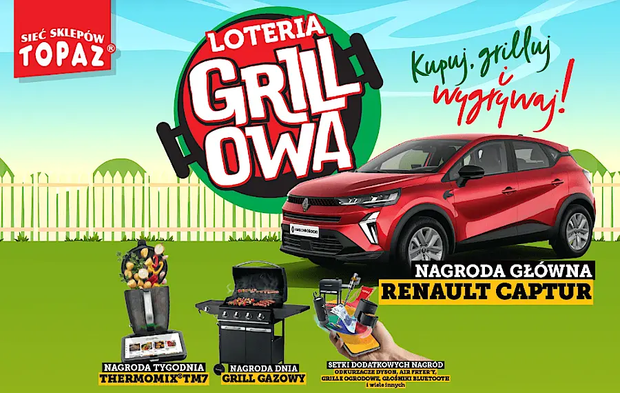 Loteria Grillowa Topaz 2026 baner