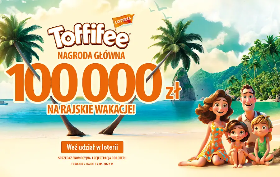Loteria Toffifee 2026 baner
