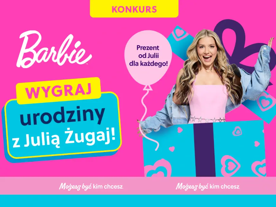 Konkurs Barbie Wygraj urodziny z Julią Żugaj