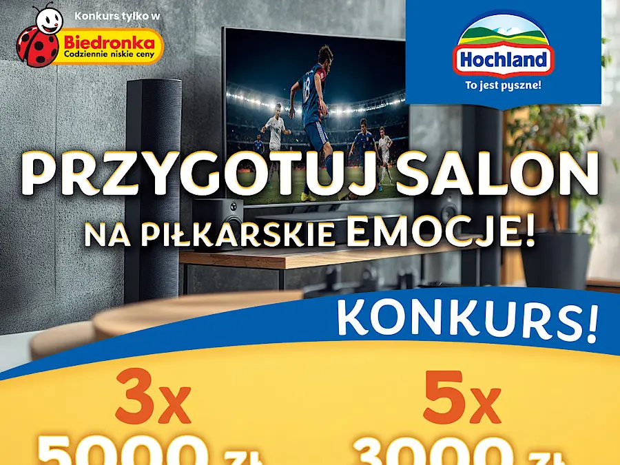 Konkurs Biedronka Kibicuj z Hochland!