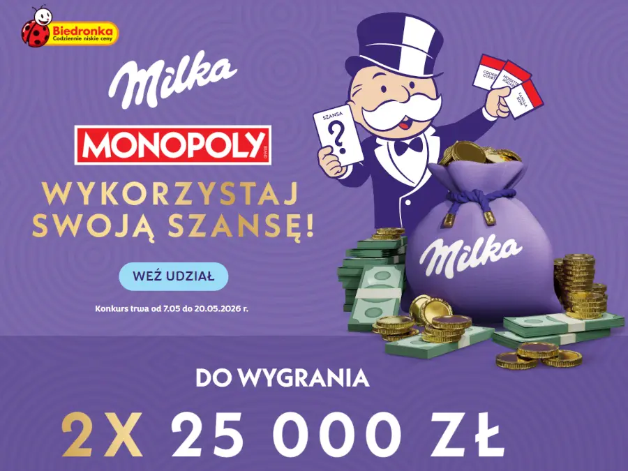 Konkurs Wykorzystaj swoją szansę w Biedronce