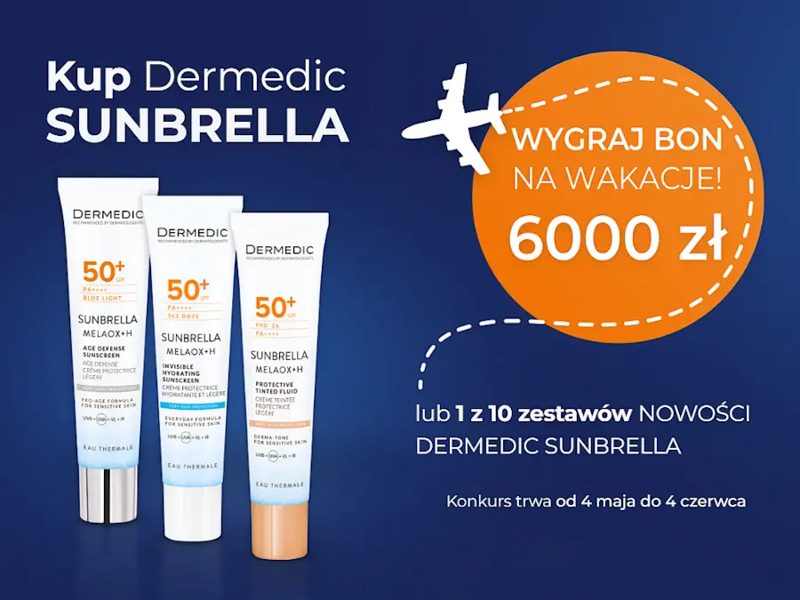 Konkurs Wygraj wakacyjny wyjazd z Dermedic Sunbrella