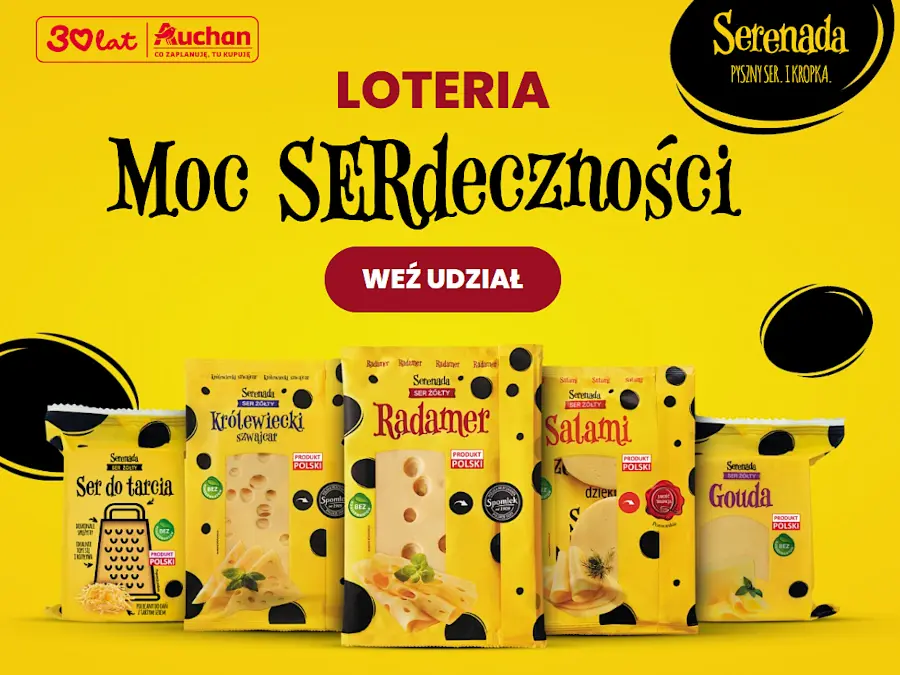 Loteria Serenada w Auchan Moc serdeczności