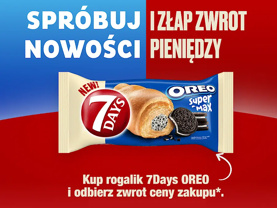 Promocja Spróbuj nowości i złap zwrot pieniędzy